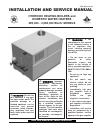 Installation And Service Manual - (page 1)