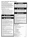 Installation And Service Manual - (page 2)