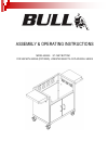 Assembly & Operating Instructions - (page 1)