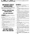 Important Safety Instructions Manual - (page 1)