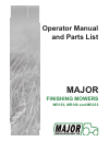 Operator's Manual And Parts List - (page 1)