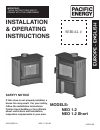 Installation & Operating Instructions Manual - (page 1)