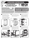 Unpacking Instructions - (page 1)