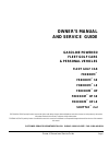 Owner's manual & service manual - (page 3)