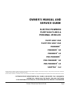 Owner's and service manual - (page 3)