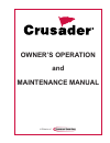 Owner's Operation And Maintenance Manual - (page 1)