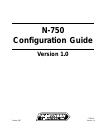 Configuration manual - (page 1)