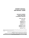Owner's Manual And Service Manual - (page 3)