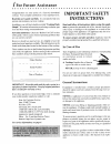 Safety Instructions - (page 2)