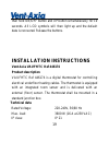 Installation And Wiring Instructions - (page 20)