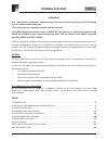 Installation, service and user manual - (page 2)