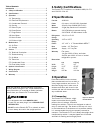 Installation, Operation & Service Instructions - (page 2)