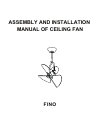 Assembly And Installation Manual - (page 1)