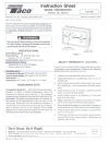 Instruction Sheet - (page 1)