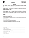 Installation, service and user instructions manual - (page 2)
