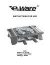 Instructions For Use & Warranty - (page 1)
