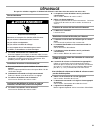 Installation Instructions And Use And Care Manual - (page 21)