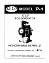 Instruction Manual And Parts List - (page 1)