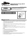 Instructions manual - (page 1)