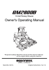 Owner's Operating Manual - (page 1)