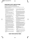 Operating Instructions & Cook Book - (page 3)