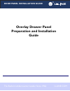 Preparation And Installation Manual - (page 1)