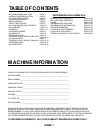 Operator and parts manual - (page 3)