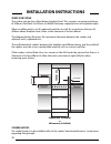 Use And Installation Instructions - (page 20)