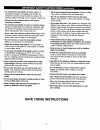 Use & Care Manual And Installation Instructions - (page 4)