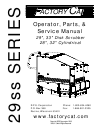 Operator, Parts, & Service Manual - (page 1)