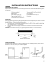 Use And Installation Instructions - (page 31)