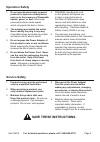 Owner's Manual & Safety Instructions - (page 3)