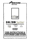 User Instructions & Customer Care Manual - (page 1)