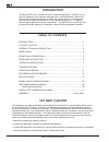 Operating Instructions And Troubleshooting Manual - (page 2)