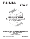 Installation And Operating Manual - (page 1)