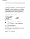 User Manual And Installation Instructions - (page 6)