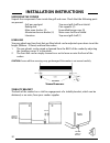 Use And Installation Instructions - (page 32)