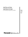 Installation Instructions Manual - (page 1)