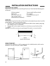 Use And Installation Instructions - (page 32)