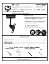 Installation manual & hardware manual - (page 1)
