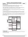Use And Installation Instructions - (page 22)