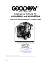 Operating and maintenance instructions manual - (page 1)