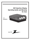 Operating Manual And Warranty - (page 1)