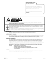 Operating Manual And Warranty - (page 2)