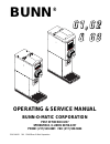 Operating & Service Manual - (page 1)