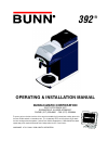 Operating & Installation Manual - (page 1)