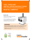 Use, Care And Installation Instructions - (page 1)