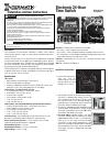 Installation and user instructions - (page 1)