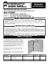 Installation, Operating & Service Manual - (page 1)
