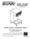 Installation And Operating Manual - (page 1)